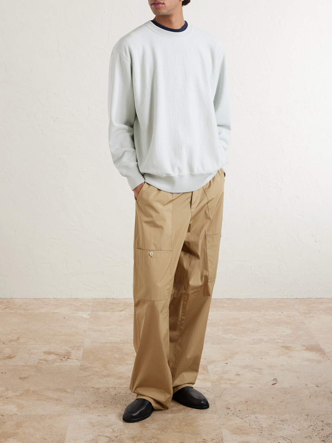 Auralee - Cotton-Jersey Sweatshirt - White