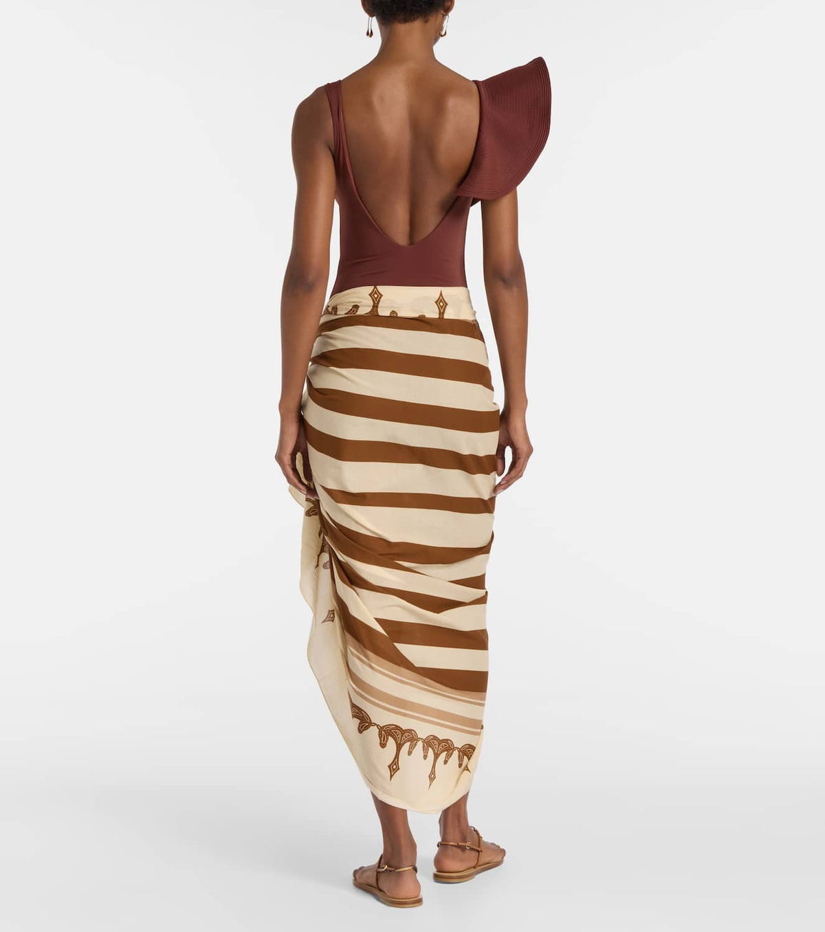 Johanna Ortiz Cotton printed beach cover-up