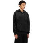 Y-3 Black Velvet Corduroy Hoodie