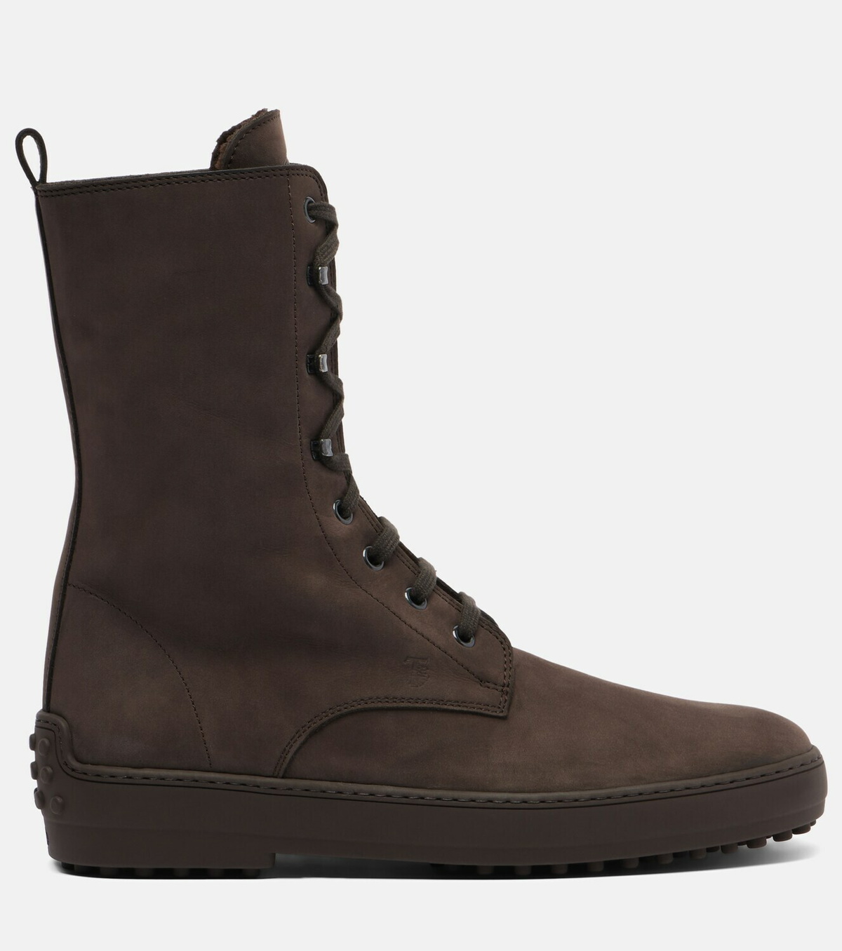 Tod's Winter Gommino leather lace-up boots
