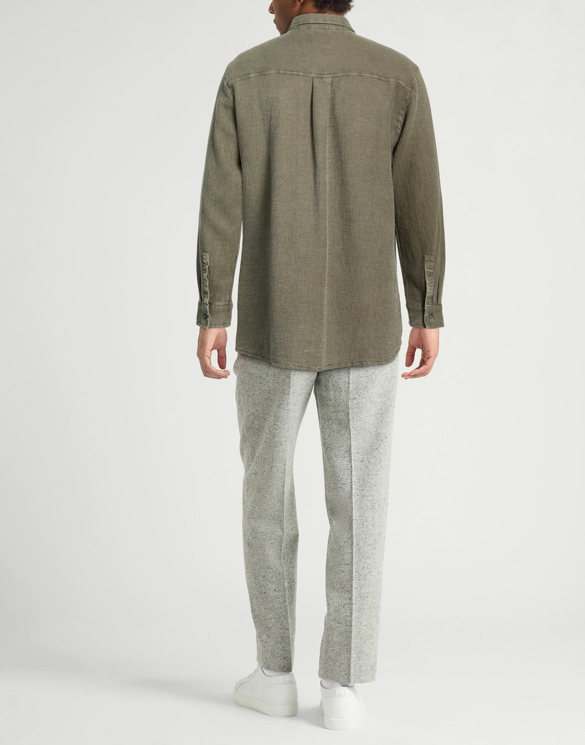 Crossley Mens Shirt in Military green