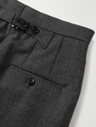 Thom Browne - Straight-Leg Virgin Wool Trousers - Gray