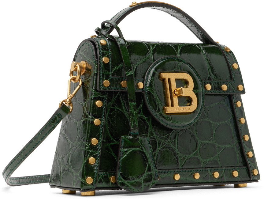 Balmain Green B-Buzz Dynasty Bag Balmain