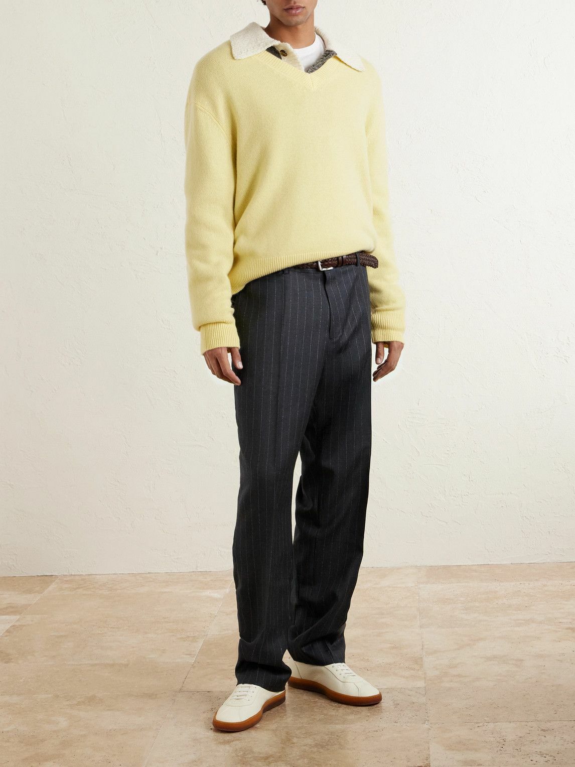 Officine Générale - Manu Cashmere Sweater - Yellow