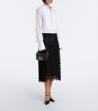 Fendi Baguette® Mini leather top-handle bag