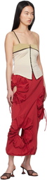 J.Kim Red Flower Maxi Skirt