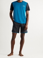 HUGO BOSS - Stretch Cotton and Modal-Blend Jersey Pyjama Shorts - Blue - S