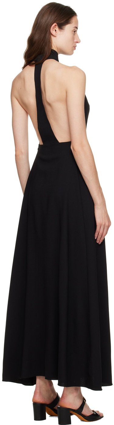 Matteau Black T-Back Maxi Dress