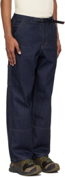 Gramicci Navy Japanese Denim Work Jeans
