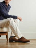 Majordome - M32 Split-Toe Nubuck Derby Shoes - Brown