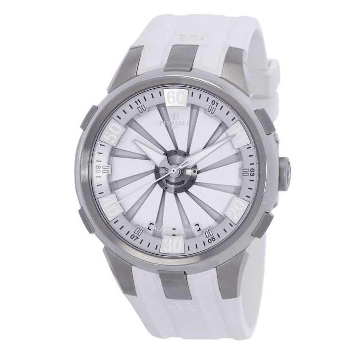 Photo: Perrelet Turbine Racing Automatic White Dial Mens Watch A1065/1