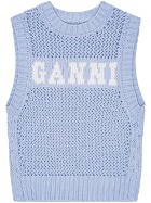 GANNI - Logo Crochet Vest