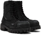 Balenciaga Black Strike Boots