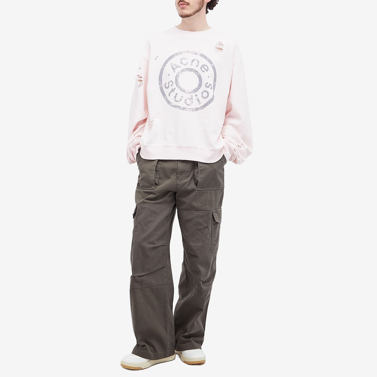 ★人気★【Acne Studios】Franziska Button スウェットシャツ ☆人気☆【Acne Studios】Franziska Button スウェットシャツ