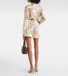 Zimmermann Waverly floral silk romper