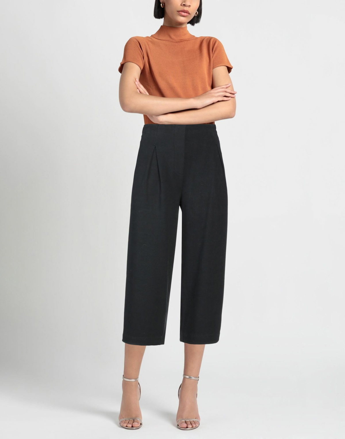 Alessia Santi Womens Pants in Black