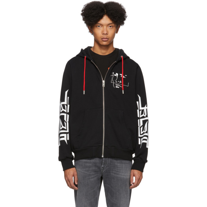 Diesel Black Girk Hoodie Diesel