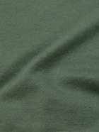 Mr P. - Garment-Dyed Organic Cotton-Jersey T-Shirt - Green