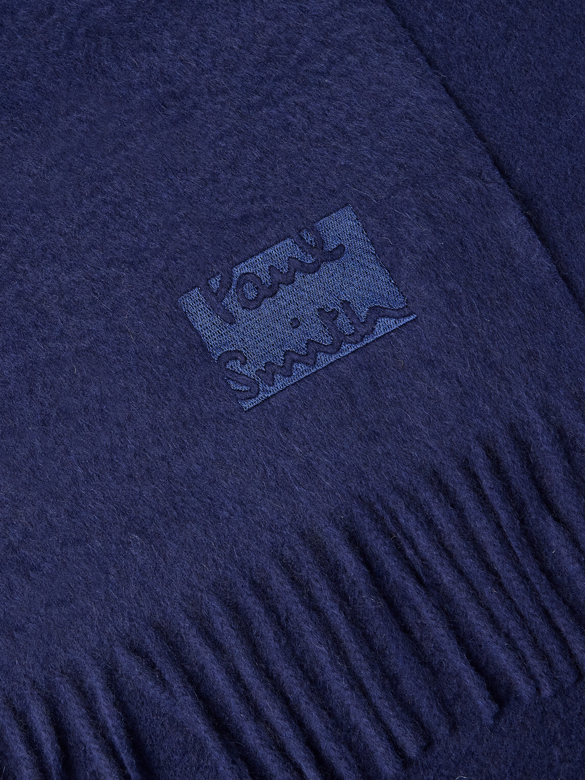 Paul Smith - Logo-Embroidered Fringed Cashmere Scarf