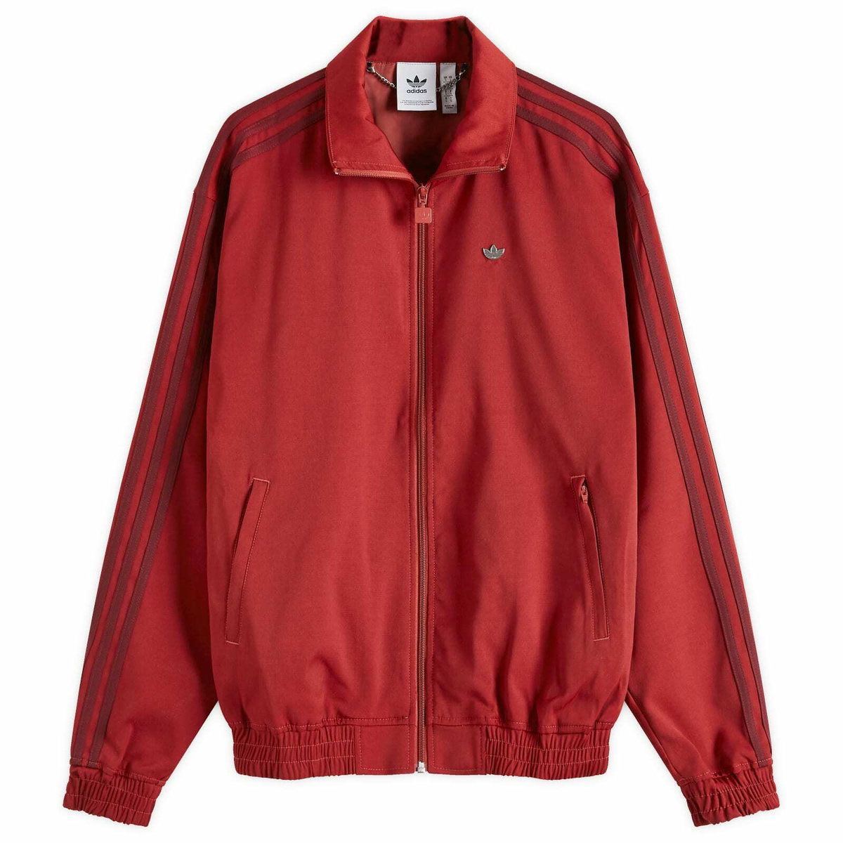 Adidas Firebird Track Top in Preloved Ruby