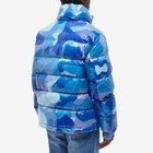Members of the Rage Men's Camo Puffer Jacket in Blue