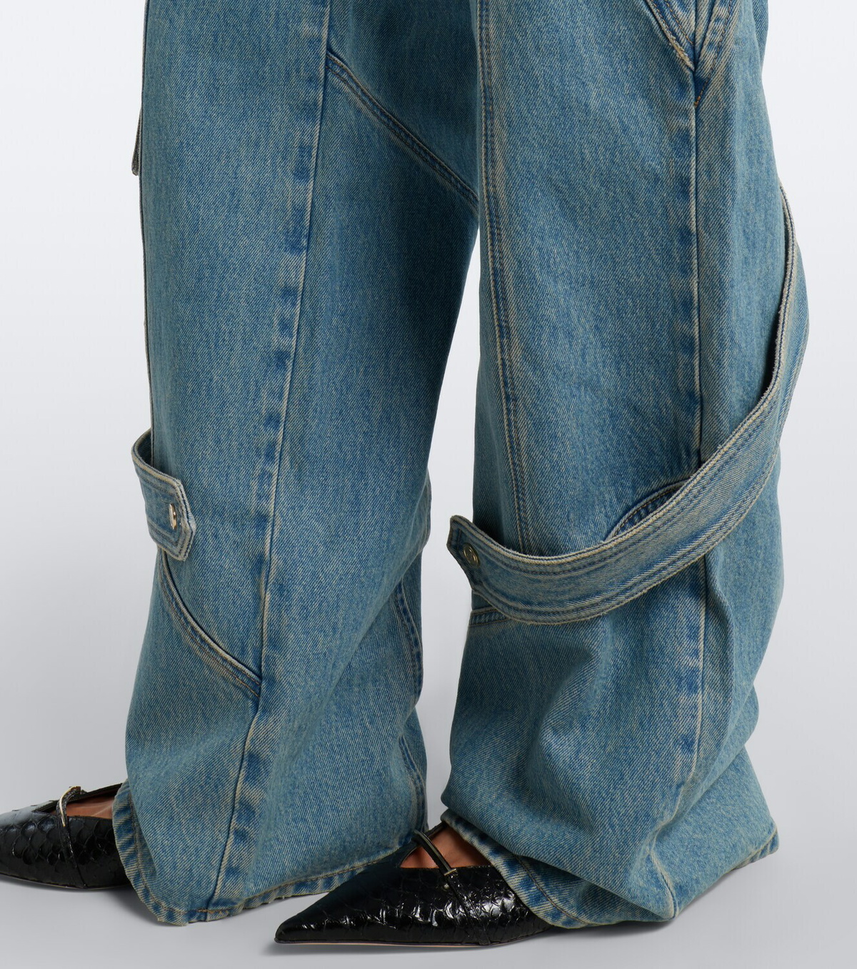 Blumarine Wide-leg jeans