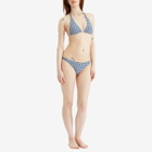 Fruity Booty Women's Marina Bikini Top in Navy/White