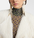 Dries Van Noten Cotton drop earrings