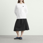 Comme des Garçons Play Black Heart Long Sleeve T-Shirt in White