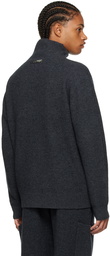 Helmut Lang Gray Doubled Sweater