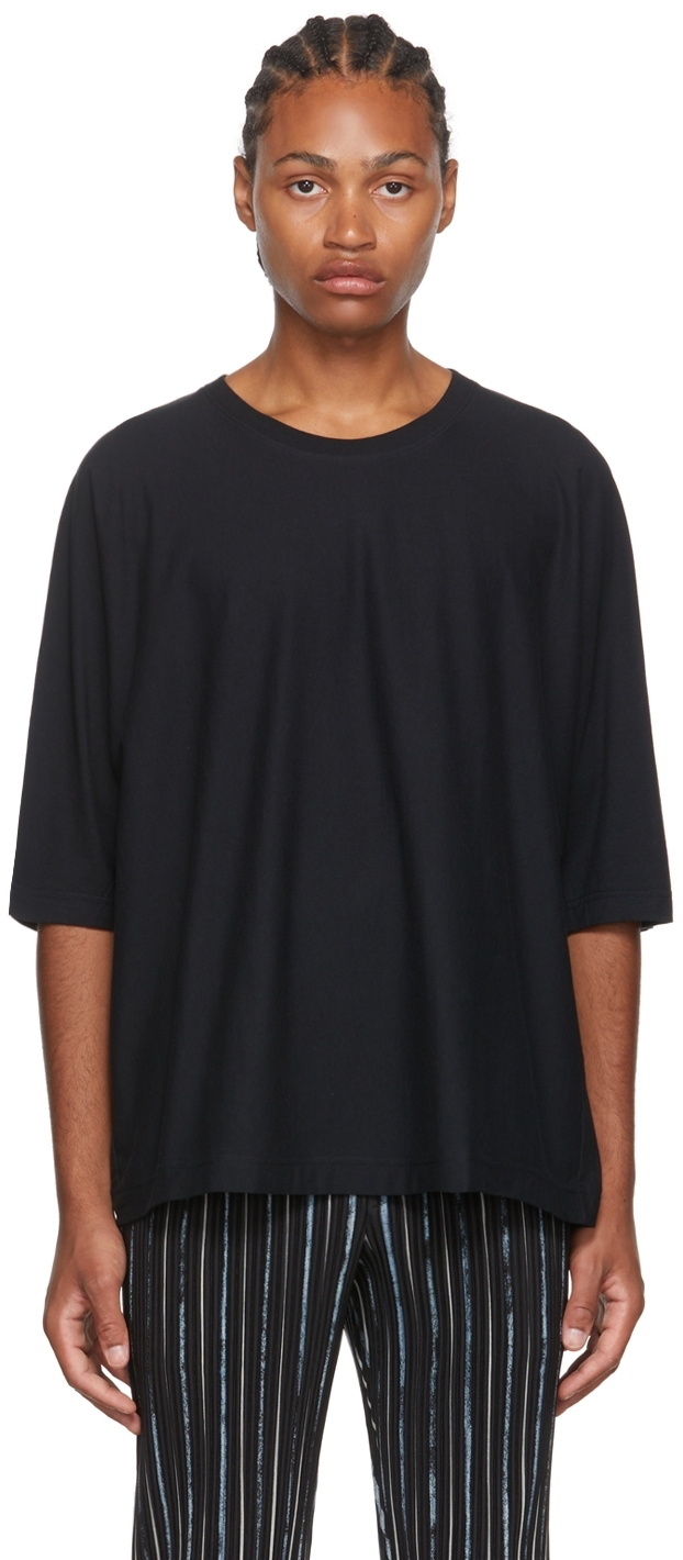 HOMME PLISSÉ ISSEY MIYAKE Black Release-T Basics T-Shirt Homme