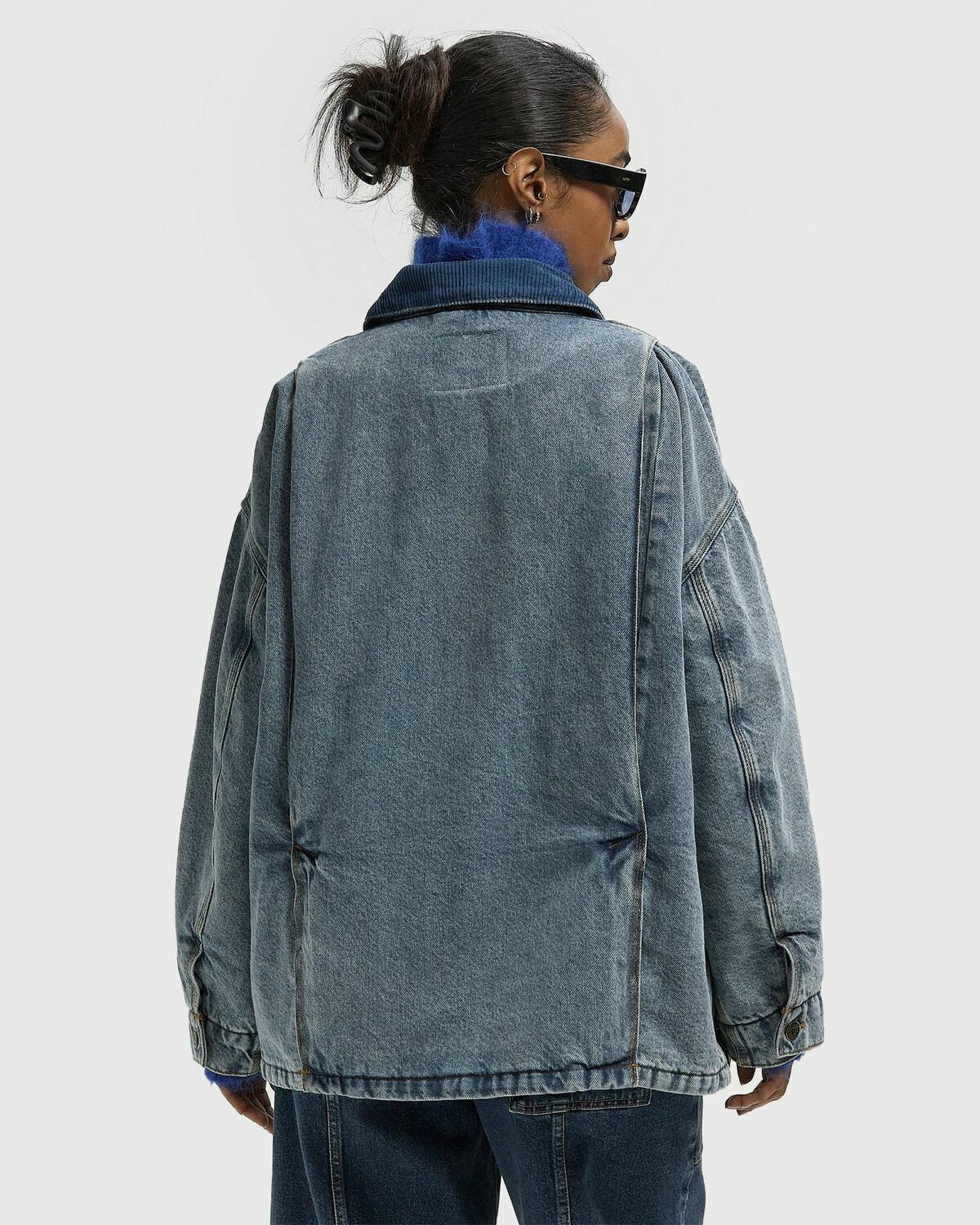 American Vintage JOYBIRD VEST Blue Womens Denim Jacket