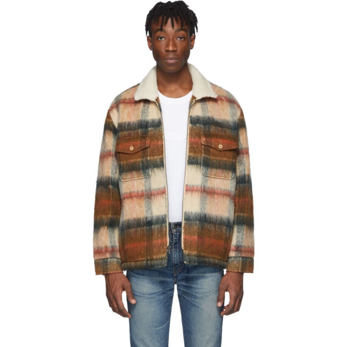 Photo: Levis Made and Crafted Brown Wool Sherpa Ranch Coat