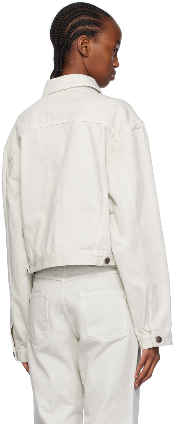 Magda Butrym Gray Classic Denim Jacket