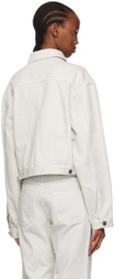 Magda Butrym Gray Classic Denim Jacket