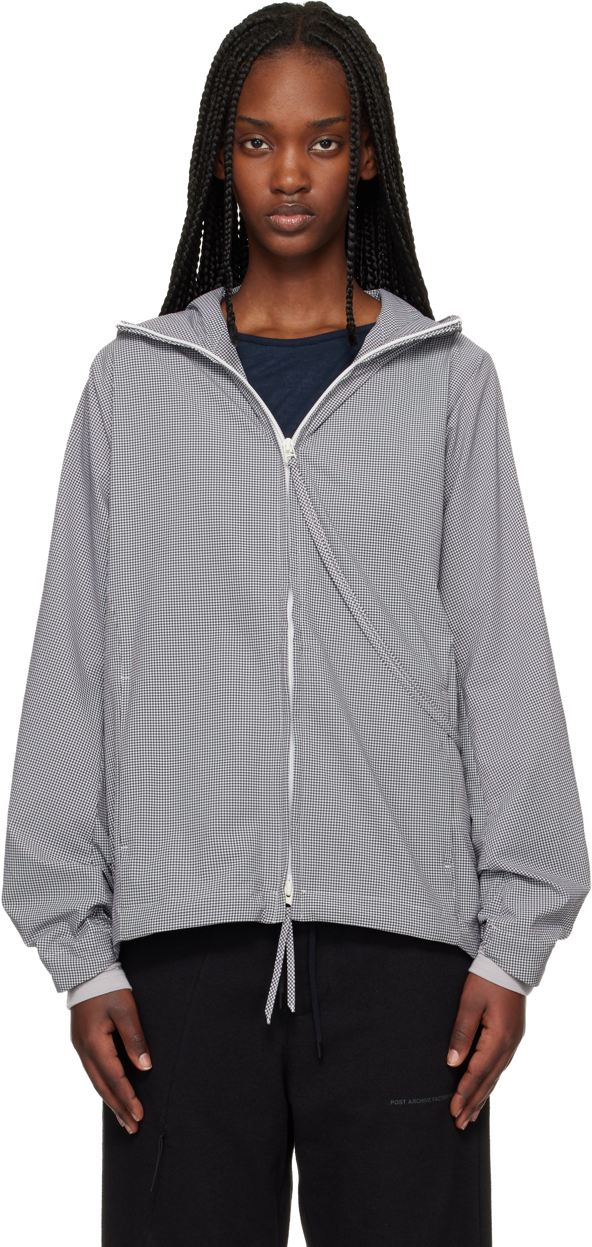 POST ARCHIVE FACTION (PAF) Gray Opening Jacket