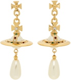 Vivienne Westwood Gold Pearl Drop Earrings