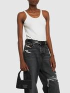 MARGE SHERWOOD - Mini Hobo Denim Shoulder Bag