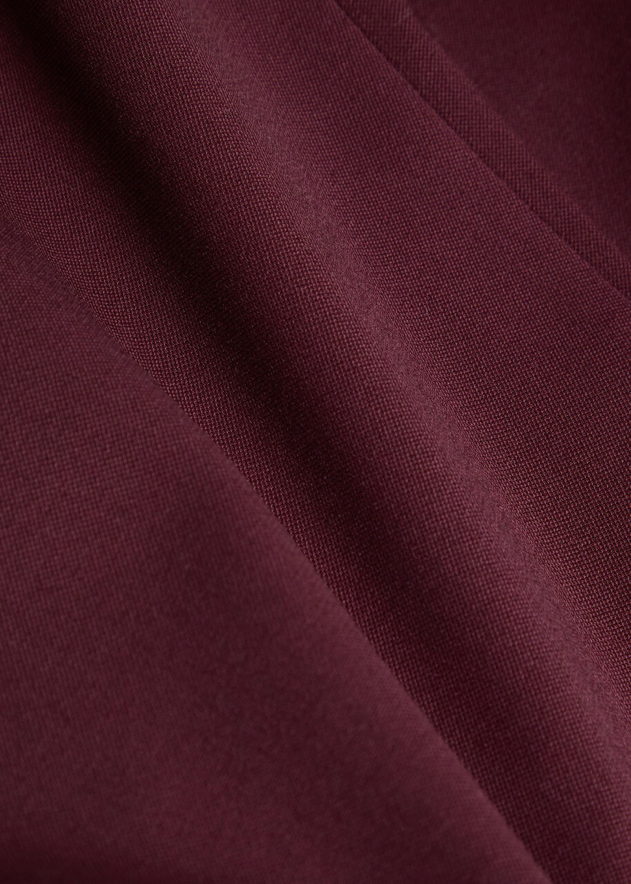 Armarium Asadi Slim-leg Stretch-wool Trousers Dark Red