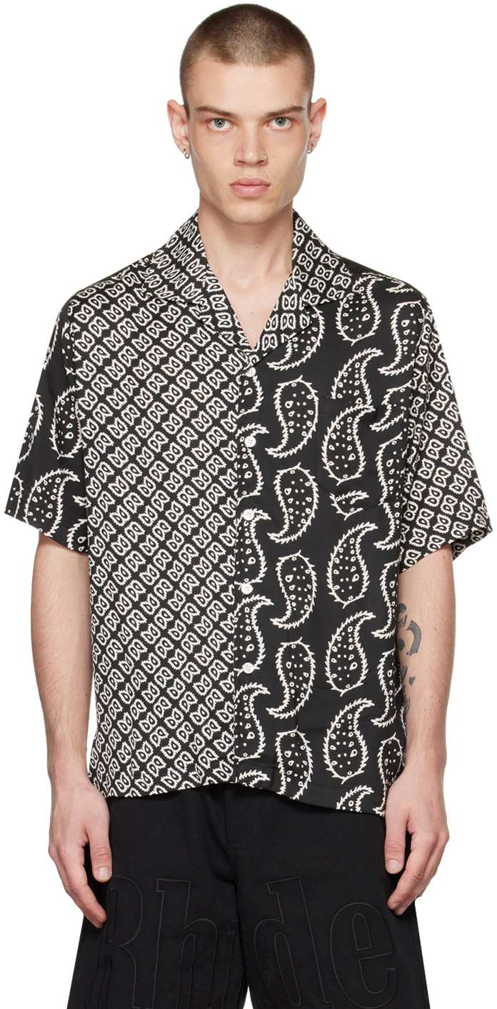 Rhude Black Graphic Shirt Rhude