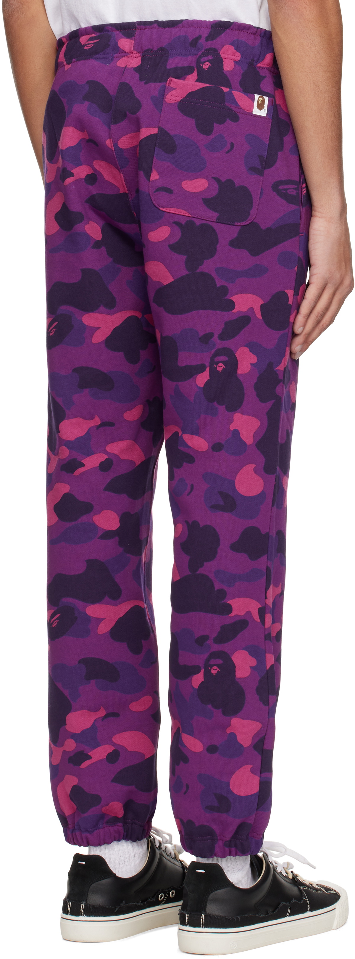 BAPE Purple Color Camo Sweatpants