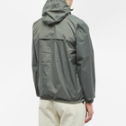 K-Way Men's Le Vrai 3.0 Leon Popover Packable Anorak in Green