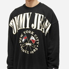 Tommy Jeans Men's Skater Prep Logo Crew Sweat in Black