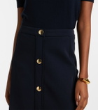 'S Max Mara Cotton-blend midi skirt