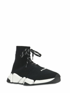 BALENCIAGA - Speed 2.0 Lace-up Knit Sneakers