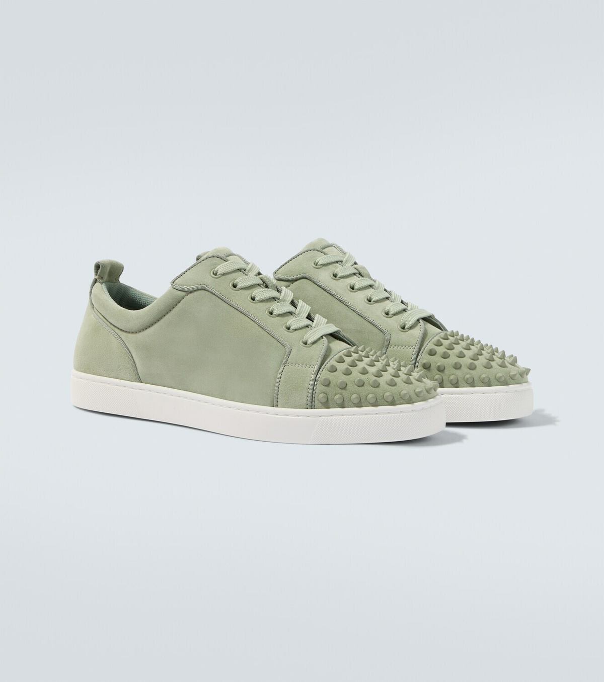 Christian Louboutin Louis Junior Spikes suede sneakers