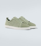 Christian Louboutin Louis Junior Spikes suede sneakers