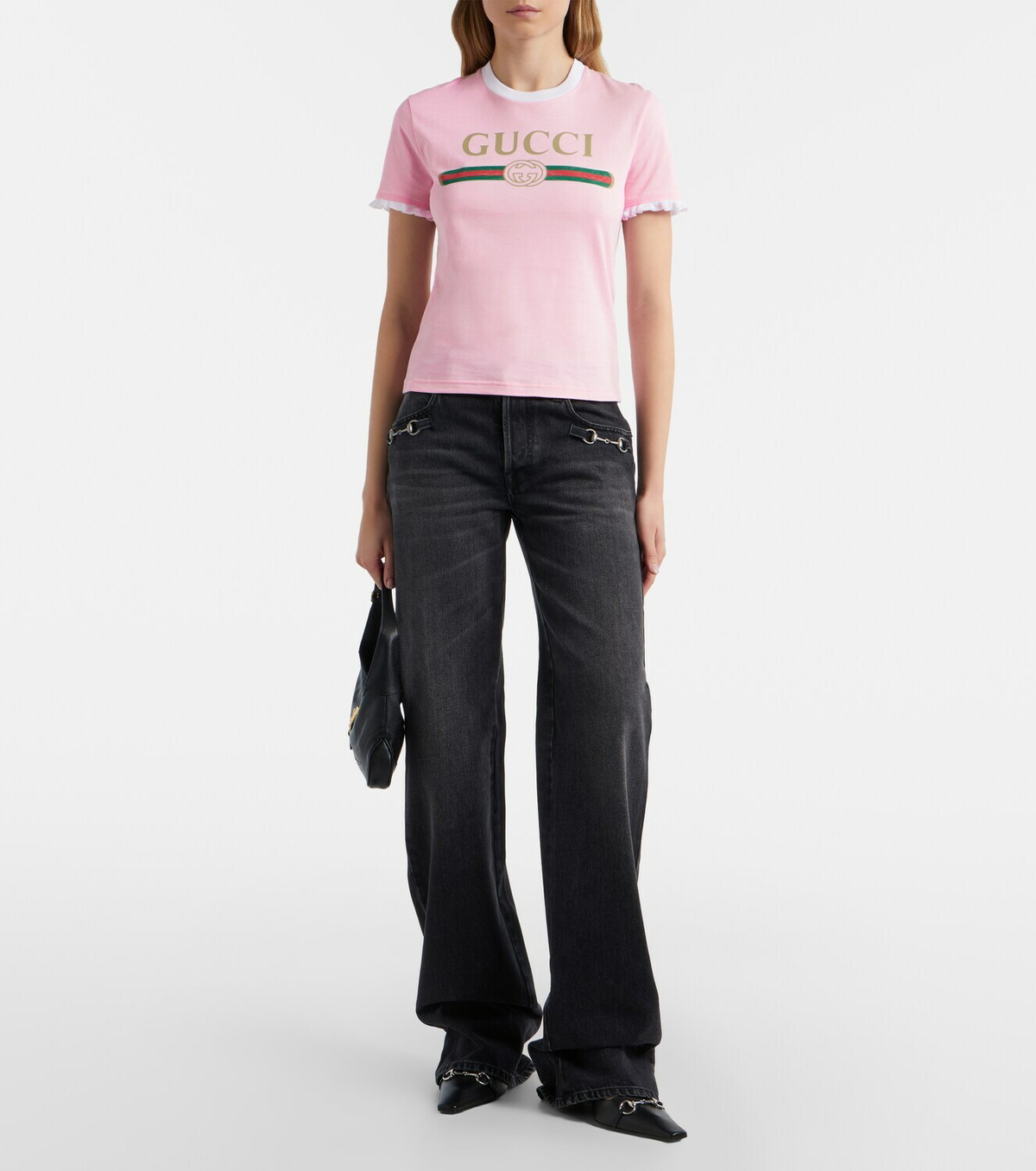 Gucci Logo cotton jersey T-shirt