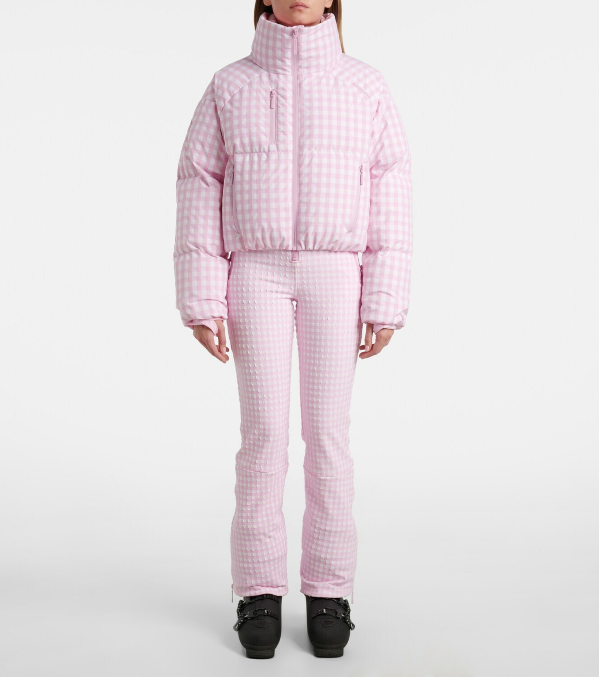 Cordova Cortina gingham down ski jacket