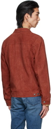 Nudie Jeans Red Suede Robby Jacket